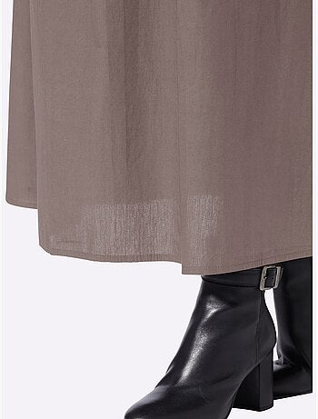Jupe évasée qualité tissée - taille standard - helline