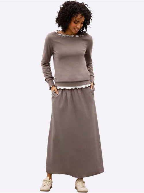 Jupe évasée Qualité Tissée - Taille Standard - Helline - Kiabi Jupe évasée Qualité Tissée - Taille Standard - Helline - Kiabi