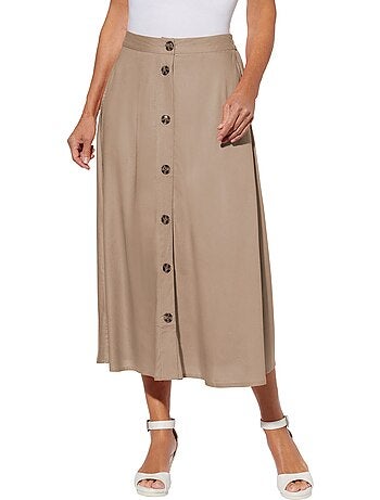 Jupe évasée Qualité Viscose Douce - Taille Standard - Moda Vilona