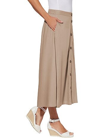 Jupe évasée Qualité Viscose Douce - Taille Standard - Moda Vilona