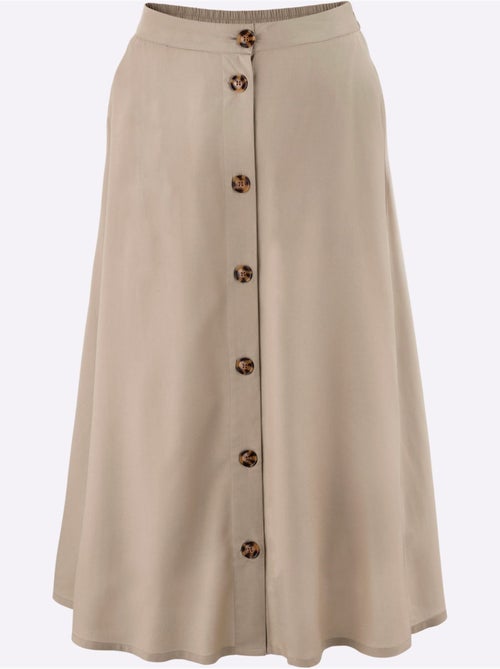 Jupe évasée Qualité Viscose Douce - Taille Standard - Moda Vilona - Kiabi Jupe évasée Qualité Viscose Douce - Taille Standard - Moda Vilona - Kiabi