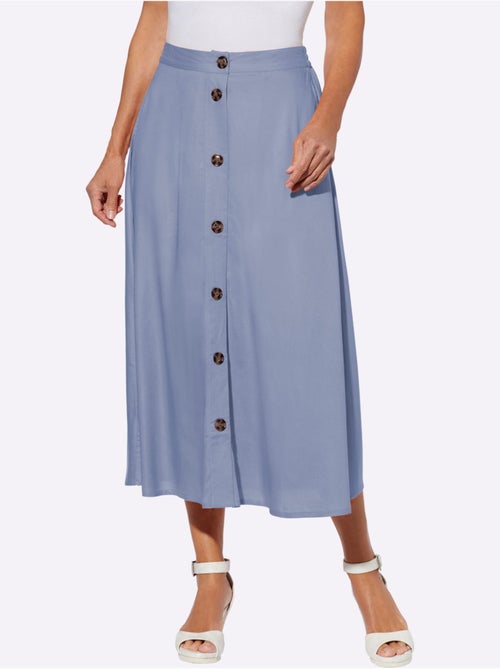 Jupe évasée Qualité Viscose Douce - Taille Standard - Moda Vilona - Kiabi Jupe évasée Qualité Viscose Douce - Taille Standard - Moda Vilona - Kiabi