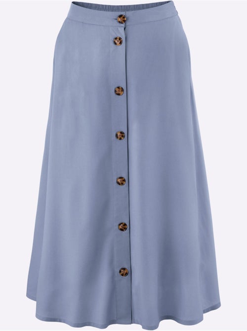 Jupe évasée Qualité Viscose Douce - Taille Standard - Moda Vilona - Kiabi Jupe évasée Qualité Viscose Douce - Taille Standard - Moda Vilona - Kiabi