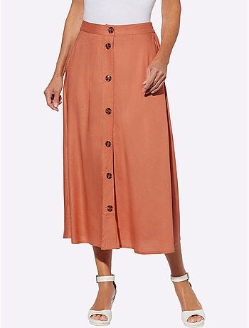 Jupe évasée Qualité Viscose Douce - Taille Standard - Moda Vilona