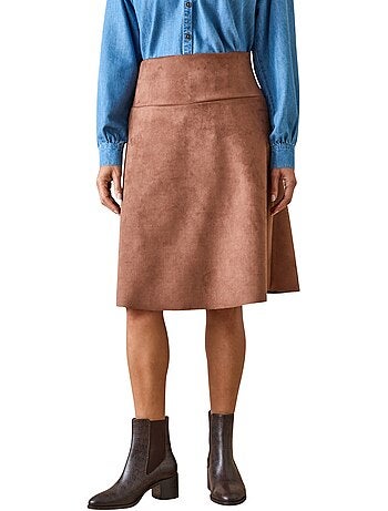 Jupe évasée suédine - DAXON