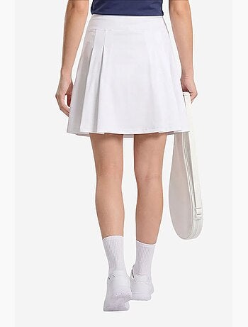Jupe femme courte taille haute plissée tommy