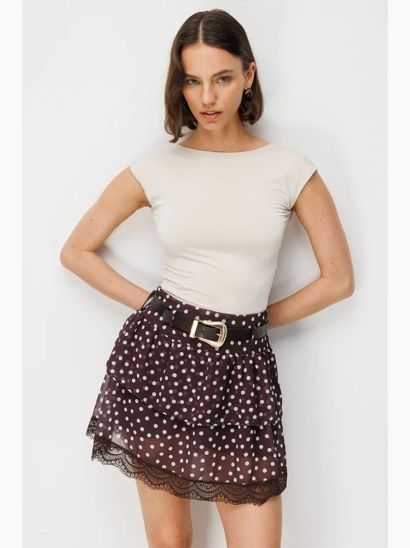 Jupe femme mixray Rouge bordeaux - Kiabi
