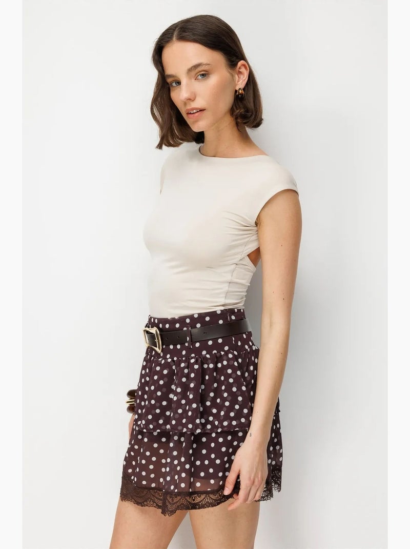 Jupe femme mixray Rouge bordeaux - Kiabi