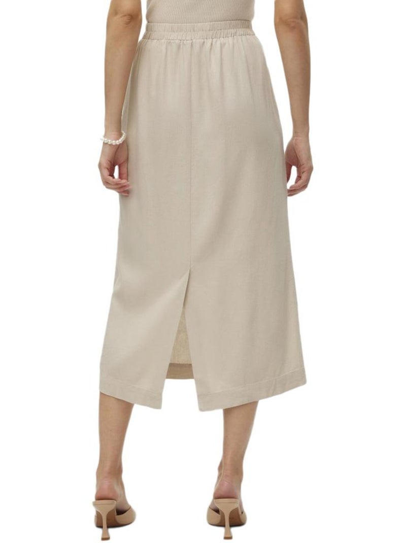 Jupe Femme Vero Moda Beige - Kiabi