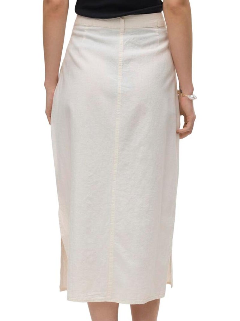 Jupe Femme Vero Moda Ecru - Kiabi
