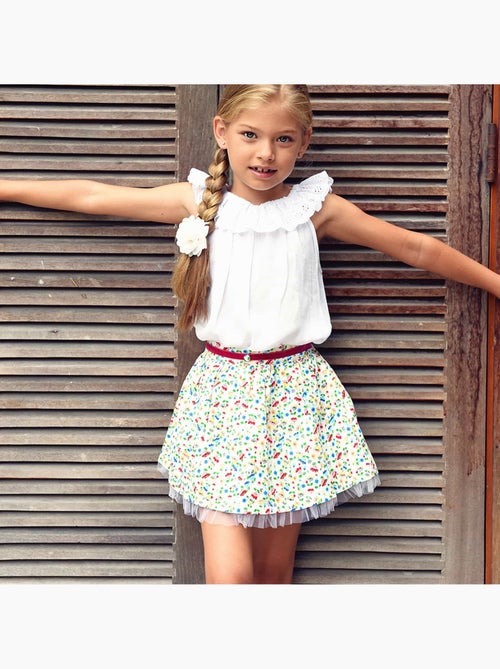 Jupe  Fleurie  et Tulle  GRACE - La Faute à Voltaire - Kiabi