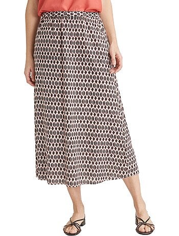 Jupe fluide à taille élastiquée - DAXON