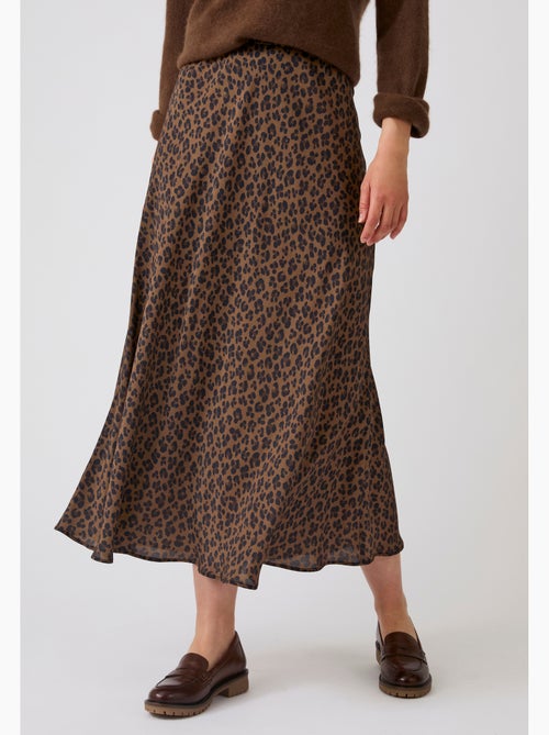 Jupe fluide imprimé animalier - damart - Kiabi Jupe fluide imprimé animalier - damart - Kiabi