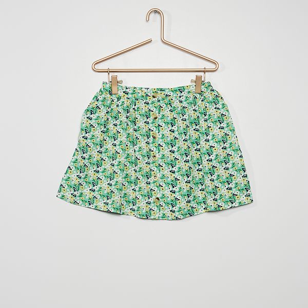 jupe fluide imprimée