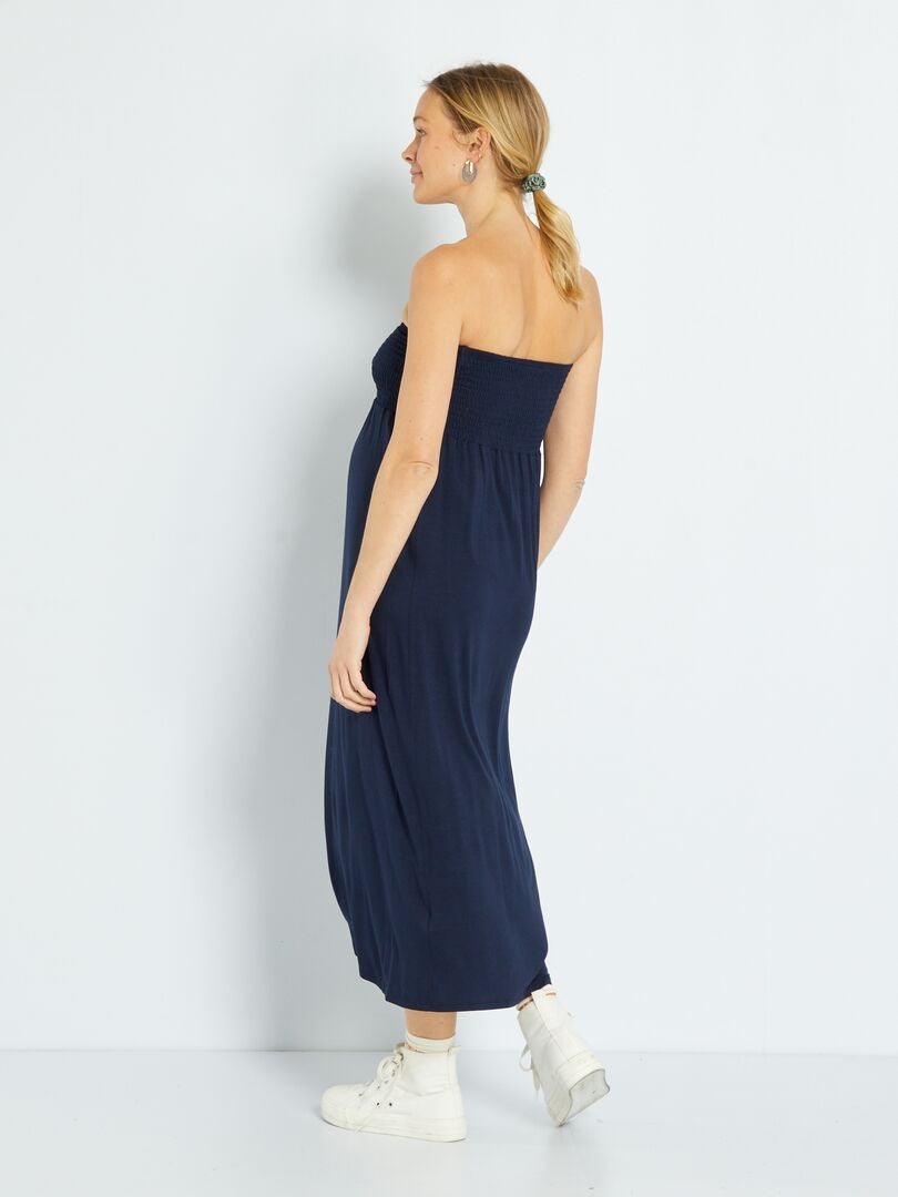 Jupe grossesse 2 en 1 bleu marine - Kiabi