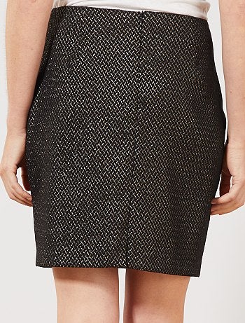 Jupe jacquard brillant - Kiabi