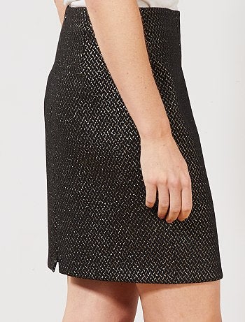 Jupe jacquard brillant - Kiabi