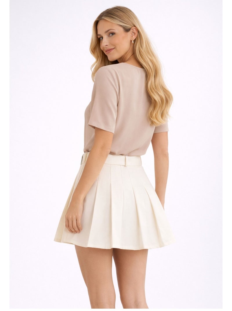 Jupe Kebello Beige - Kiabi