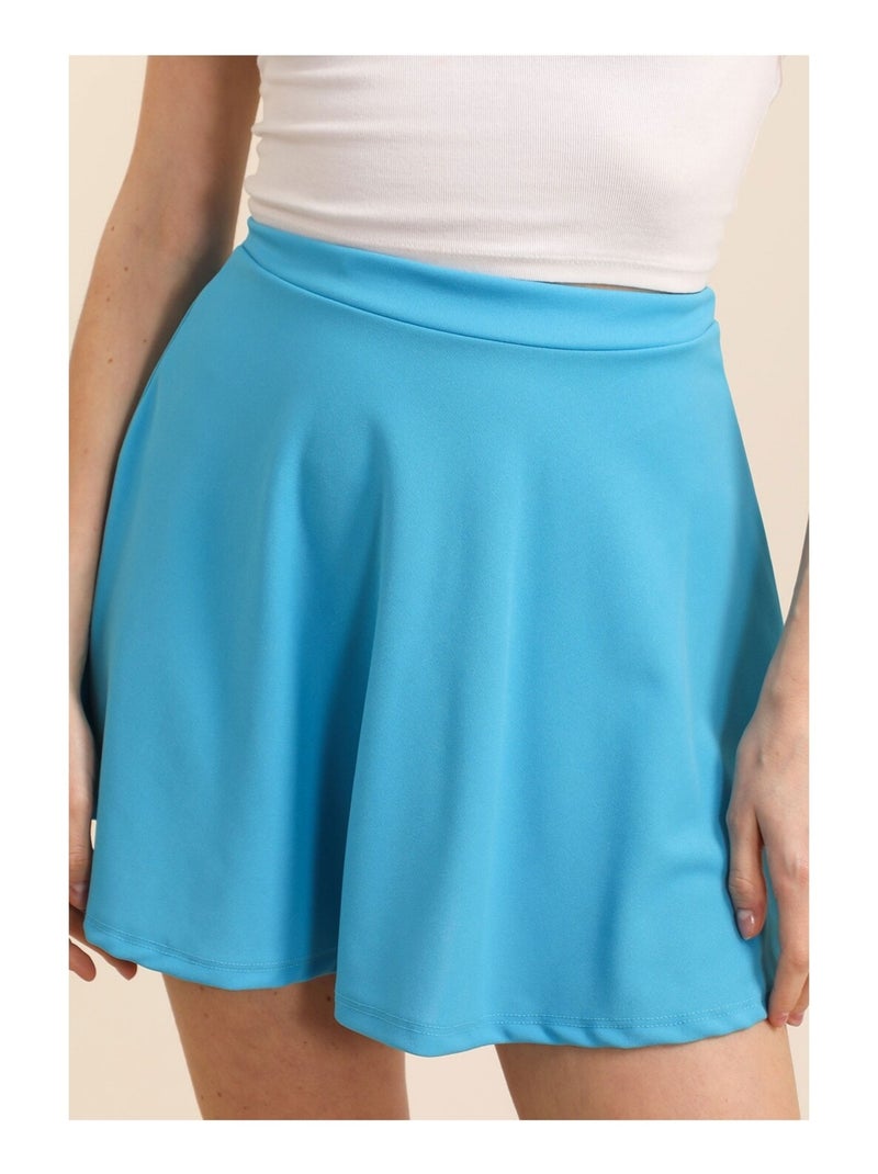 Jupe Kebello Bleu turquoise - Kiabi