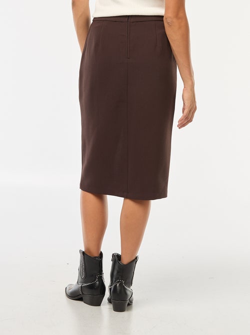 Jupe large taille haute - Kiabi