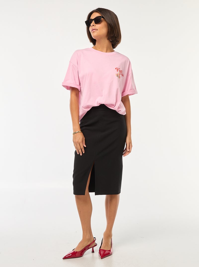 Jupe Sport Femme Taille XXL Blanc Jupe Plissée Taille Haute JoyLab XXL - Neuf Avec étiquettes, Blanc, Style Sportif Jupe Fluide