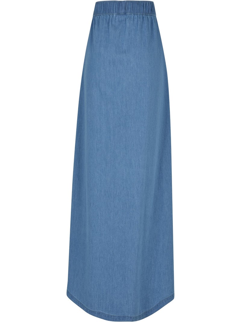 Jupe longue - urban classics Bleu ardoise - Kiabi
