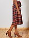     Jupe longue à carreaux vue 4
