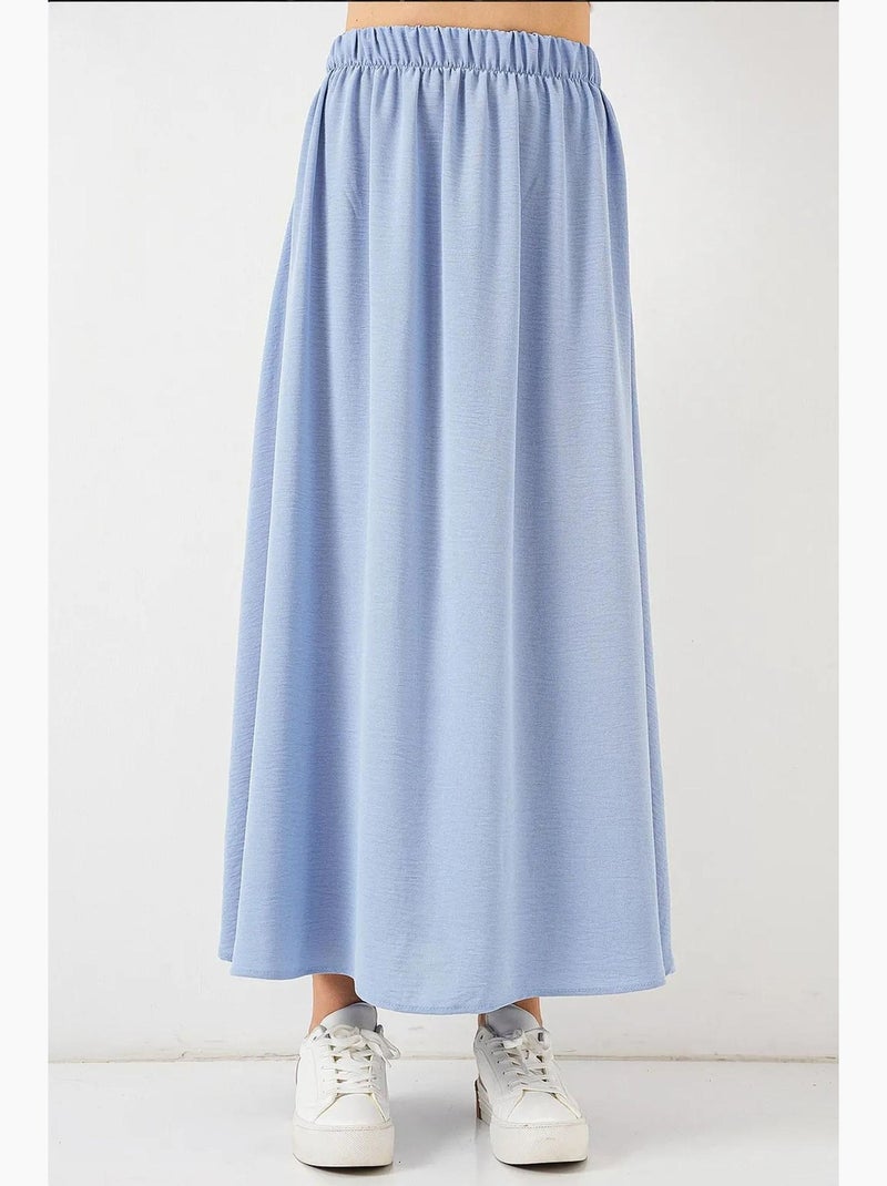Jupe longue ayrobin 8050 bdart Bleu clair - Kiabi