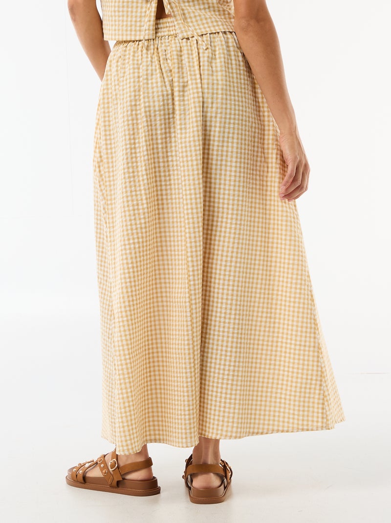 Jupe longue Beige - Kiabi