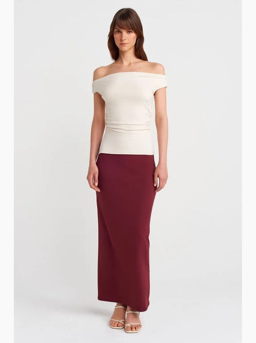 Jupe longue crayon à taille haute dilvin - Kiabi Jupe longue crayon à taille haute dilvin - Kiabi