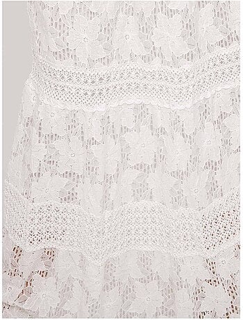 Jupe longue dentelle XESTINA