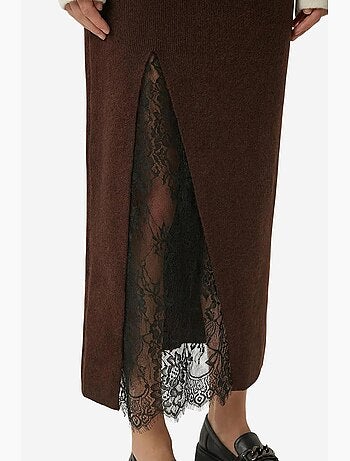 Jupe longue en dentelle taille haute istanbul