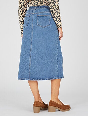Jupe longue en jean - Damart