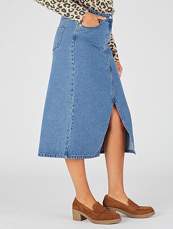 Jupe longue en jean - Damart