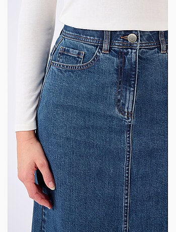 Jupe longue en jean - Damart
