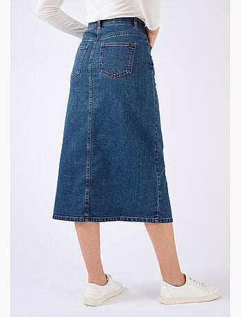 Jupe longue en jean - Damart