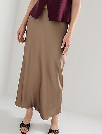 Jupe longue en satin, MO Fashion