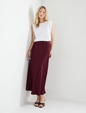 Jupe longue en satin, MO Fashion