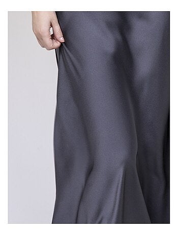 Jupe longue en satin XALPA