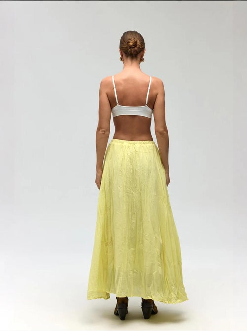 Jupe longue en seersucker taille haute mai - Kiabi Jupe longue en seersucker taille haute mai - Kiabi