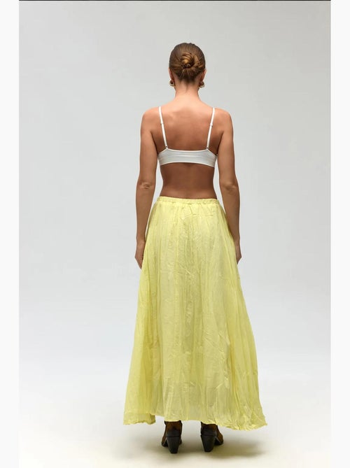Jupe longue en seersucker taille haute mai mai studios - Kiabi Jupe longue en seersucker taille haute mai mai studios - Kiabi