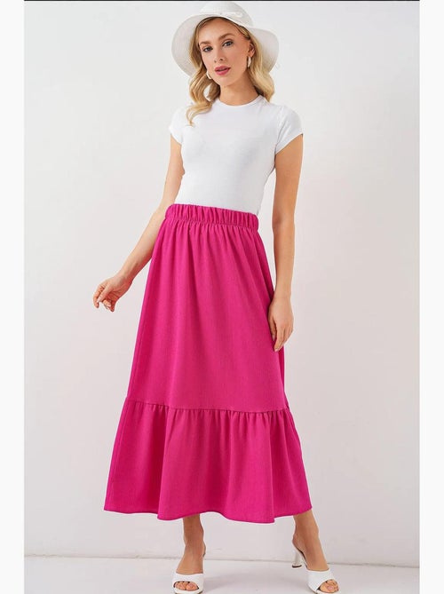 Jupe longue en tricot bdart - Kiabi