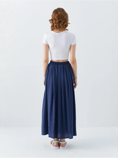 Jupe longue en tulle taille haute avec poches mixray - Kiabi Jupe longue en tulle taille haute avec poches mixray - Kiabi