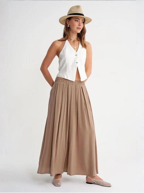 Jupe longue en tulle taille haute avec poches mixray - Kiabi Jupe longue en tulle taille haute avec poches mixray - Kiabi