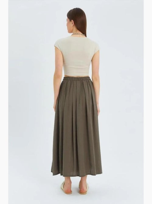 Jupe longue en tulle taille haute avec poches mixray - Kiabi Jupe longue en tulle taille haute avec poches mixray - Kiabi