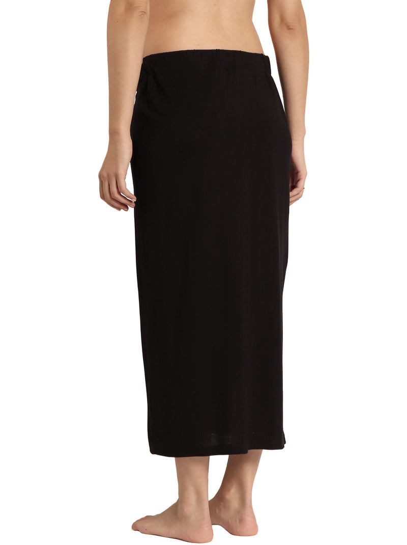 Jupe longue estivale Black Noir - Kiabi