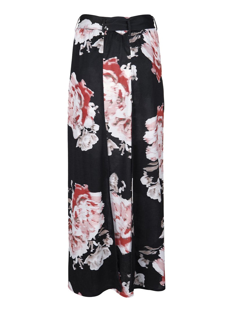 Jupe longue estivale Hawaii Noir - Kiabi