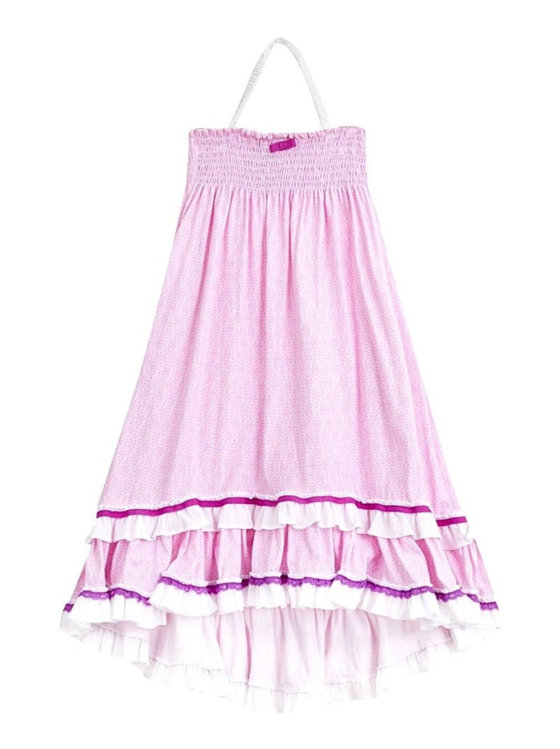 Jupe Longue Été   2-en-1  Jersey  et   IBIZA - La Faute à Voltaire Blanc Rose - Kiabi