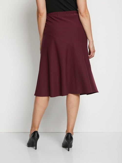 Jupe longue évasée tissu extensible - Afibel - Kiabi