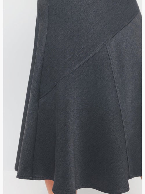 Jupe longue évasée tissu extensible - afibel - Kiabi Jupe longue évasée tissu extensible - afibel - Kiabi